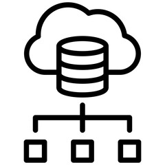 Infrastructure Outline Icon