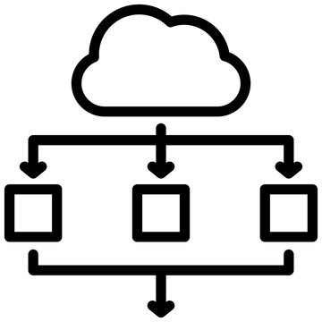 Parallel Computing Outline Icon
