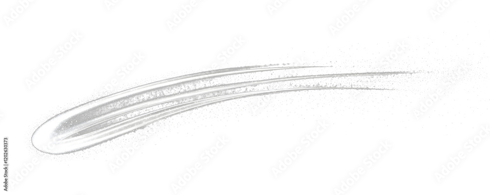 Canvas Prints white fast speed trail with sparkles on dark background. glow and blur motion effect vector illustra