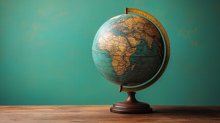 Isolated globe icon for study and geography