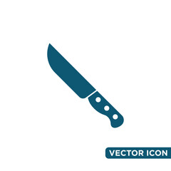 Simple Knife Icon Design Template 