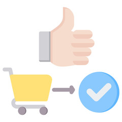 Customer Journey Flat Icon