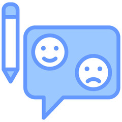 Feedback Blue Icon