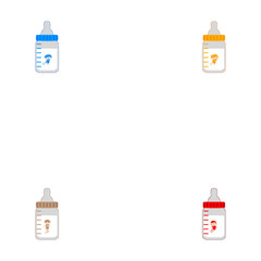 Colorful Baby Bottles