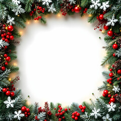 Christmas and New Year Border Copy Space Area