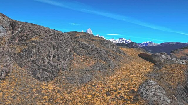 The mountains are like in the movies.Experience the tranquility, unveiling a scene of unparalleled beauty.The majestic Mount Fitz Roy stands guard over the peaceful village of El Chalten. 20.01.2025
