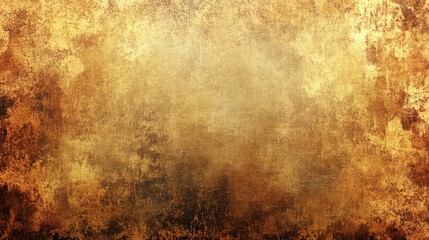 Obraz premium Distressed Gold Texture Background Grunge Vintage Antique Brown and Golden Abstract Pattern