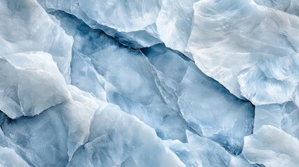 Obraz premium Abstract Blue Ice Crystal Texture Background Glacial Ice Fragments Cold Winter Nature Scene