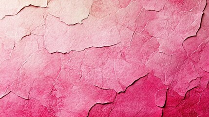 Fototapeta premium Abstract Pink and White Textured Wall Background Grunge Cracked Plaster Stone or Paper Design