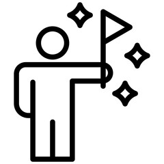 Achievement Outline Icon