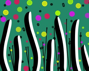 vector illustration of a floral background