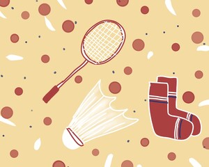 vector illustration of an abstract background with concept sport