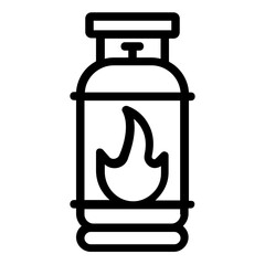 gas cylinder icon