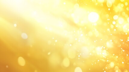 Golden Abstract Background With Sparkling Lights