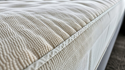 Experience Cloud-Like Comfort: Luxurious Mattress Texture and Design. Elevate your sleep with this exquisitely crafted bedding, designed for ultimate relaxation and restful nights.