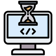 Hackathon Outline Color Icon