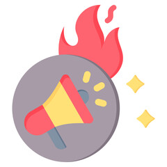 Viral Marketing Flat Icon