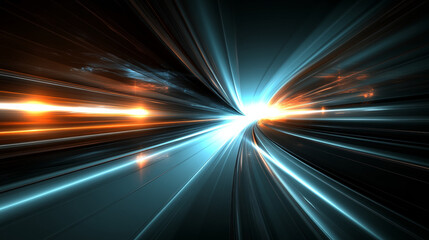 Dynamic abstract background with light streaks
