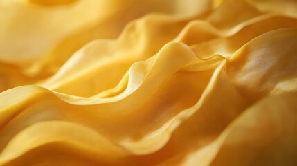 Obraz premium Abstract golden fabric waves texture background.