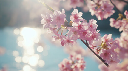 Obraz premium The Sakura blooming Season