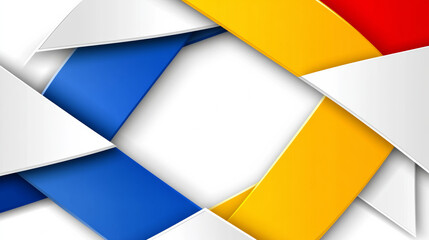 Obraz premium Colorful abstract geometric pattern with dynamic shapes