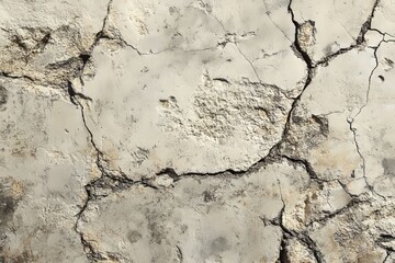 Obraz premium Cracked and weathered concrete wall texture.