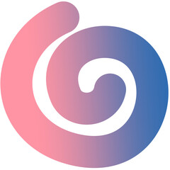 Groovy Gradient Holographic Shape Element