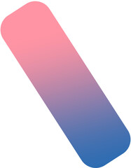 Groovy Gradient Holographic Shape Element