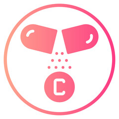 vitamin c gradient icon