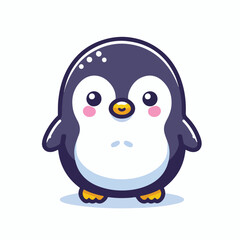 Adorable Penguin Cartoon Animal Character