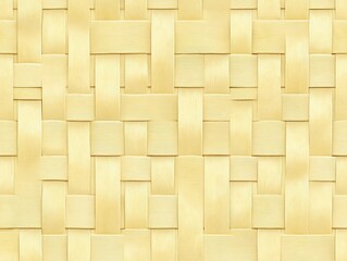 Woven texture background. Light beige interlaced pattern.
