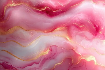 Abstract background with pink and white marble tones for modern decor.