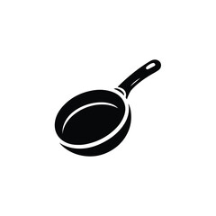 Skillet Cast Iron for traditional food dish cuisine classic restaurant kitchen logo design
