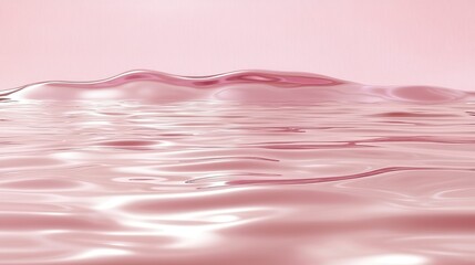 Abstract Pink Liquid Swirling Waves Smooth Surface Fluid Texture Rose Gold Elegant Background