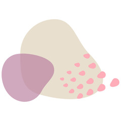 Aesthetic blob, bloob vector