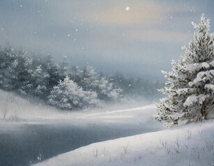 Winter Backgrounds: A Cool Palette of Snowy Landscapes and Frosty Moments