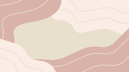 Aesthetic organic abstract colorful background vector