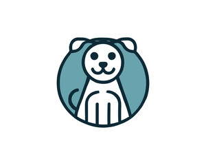 Dog Logo Design Icon Symbol Vector Template