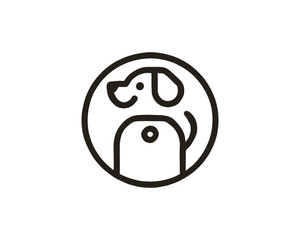 Dog Logo Design Icon Symbol Vector Template