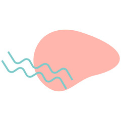 Aesthetic blobs vector