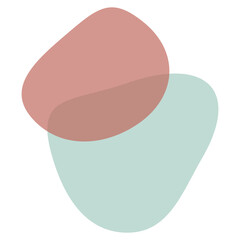 Aesthetic blobs vector