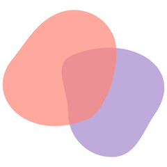 Aesthetic blobs vector