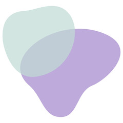 Aesthetic blobs vector