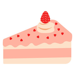 Cute cake vector