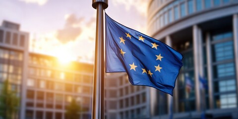 european union government and regulation concept