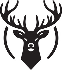 deer head vector