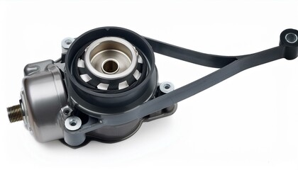 Close-up of a complex automotive part.