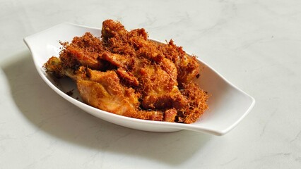 A plate of fried chicken