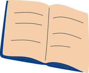 Open Book Illustration