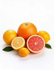 Citrus fruits: oranges, lemons, and grapefruit.